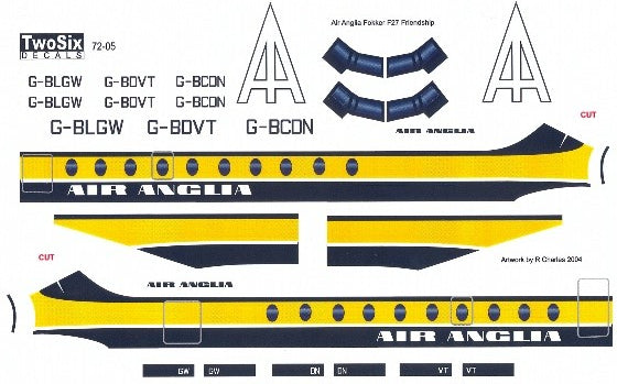 "AIR ANGLIA" Fokker F 27 "Friendship"