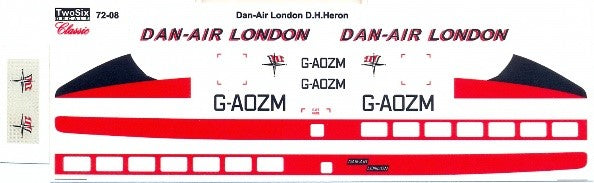 "DAN-AIR LONDON" de Havilland DH114 "Heron"