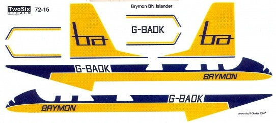 "Ba BRYMON" Pilatus BN-2 B