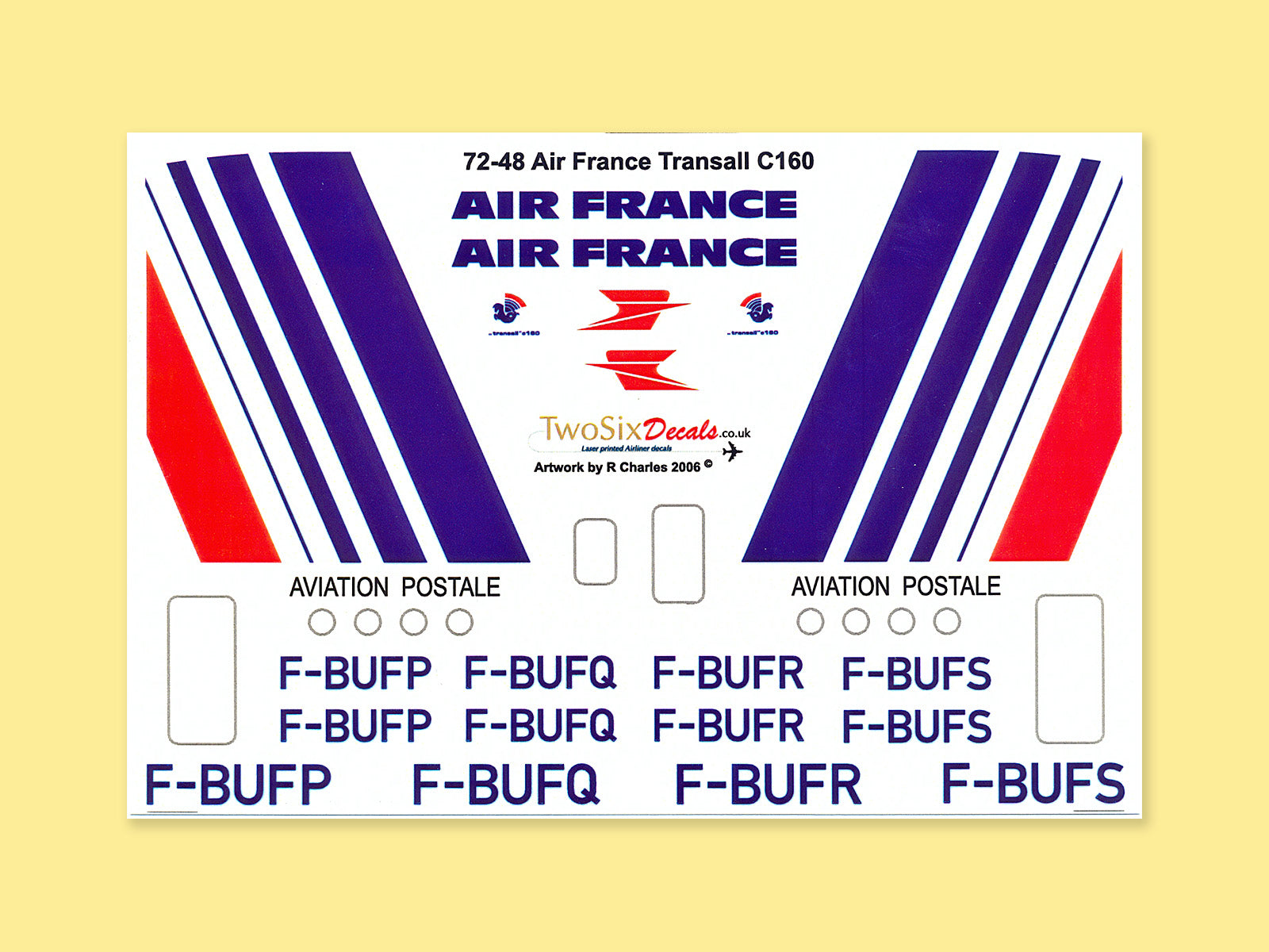 "AIR FRANCE AVIATION POSTALE" Transall