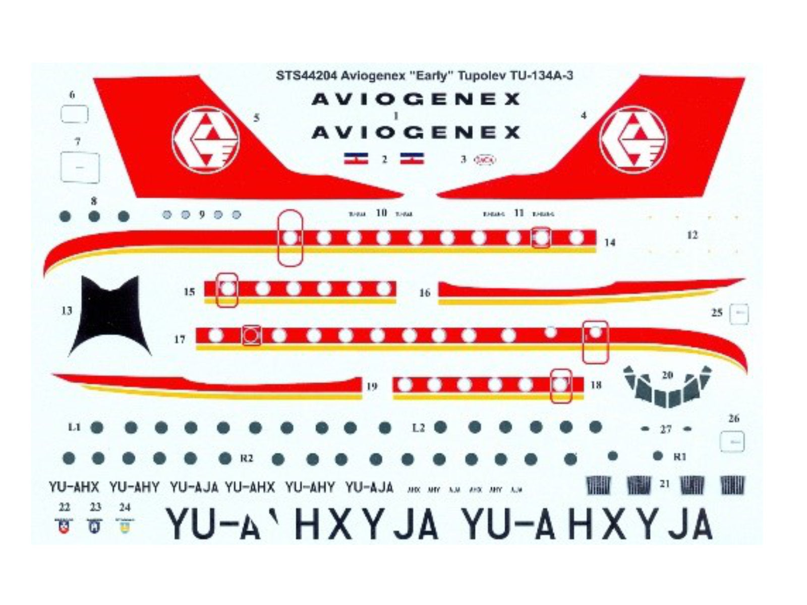 "AVIOGENEX" Tupolew TU-134