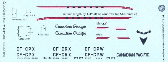 "CANADIAN PACIFIC" Douglas DC-3