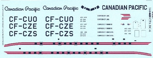 "CANADIAN PACIFIC" Douglas DC-6