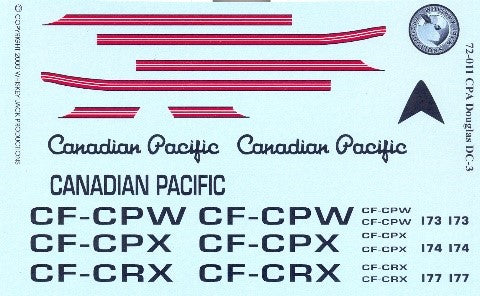 "CANADIAN PACIFIC" Douglas DC-3
