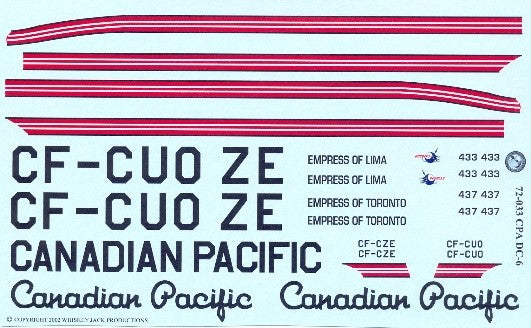 "CANADIAN PACIFIC" Douglas DC-6