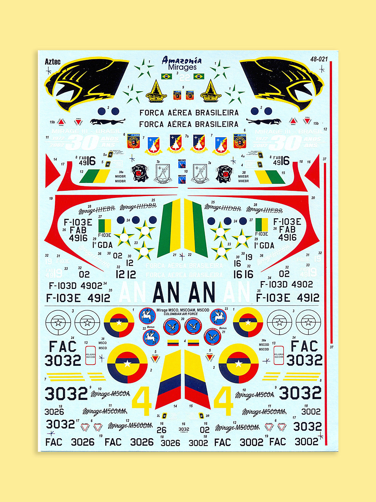 "Amazonia Mirages" Dassault Mirage III
