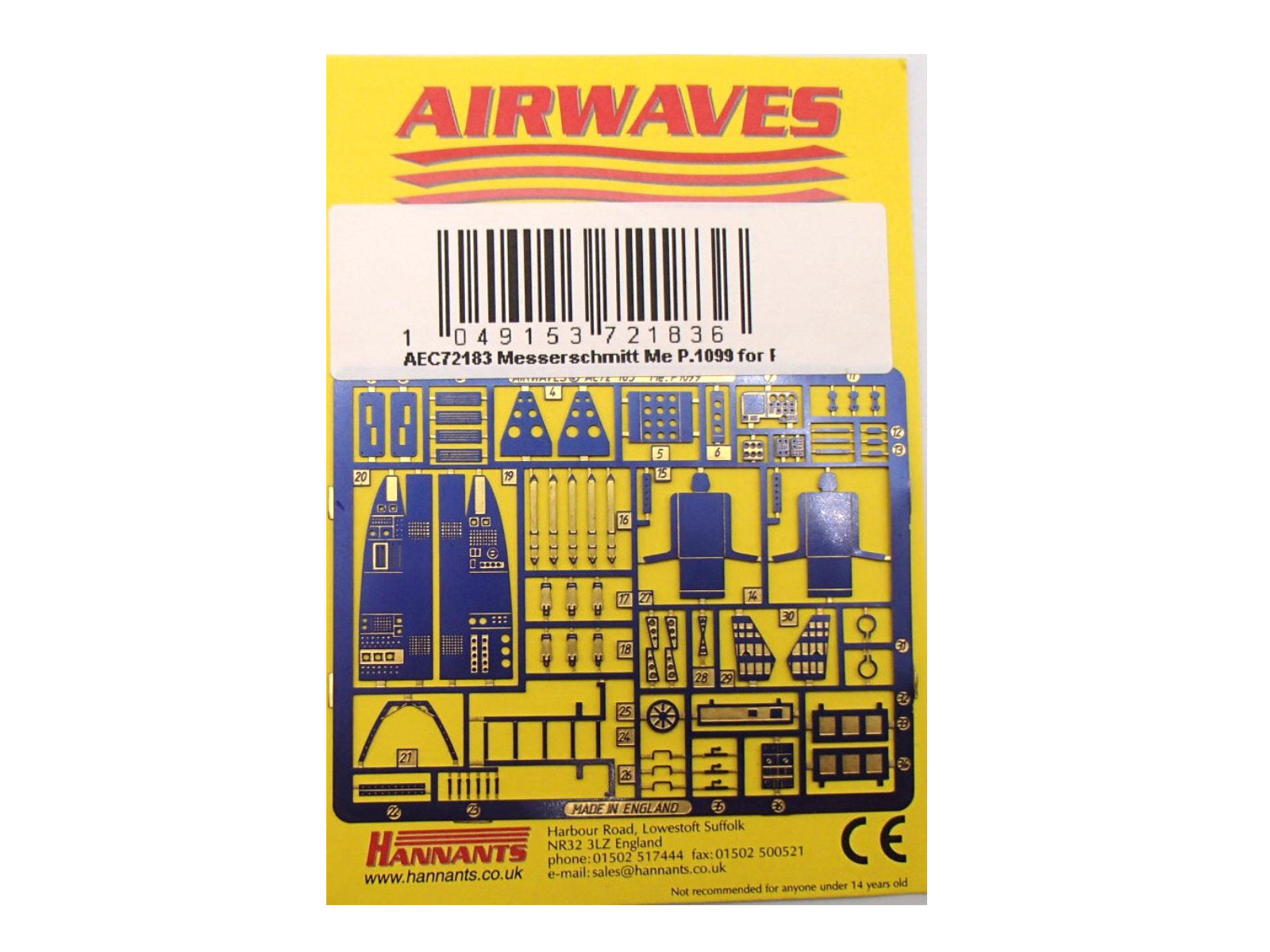 "Detail set" Messerschmitt Me P.1099