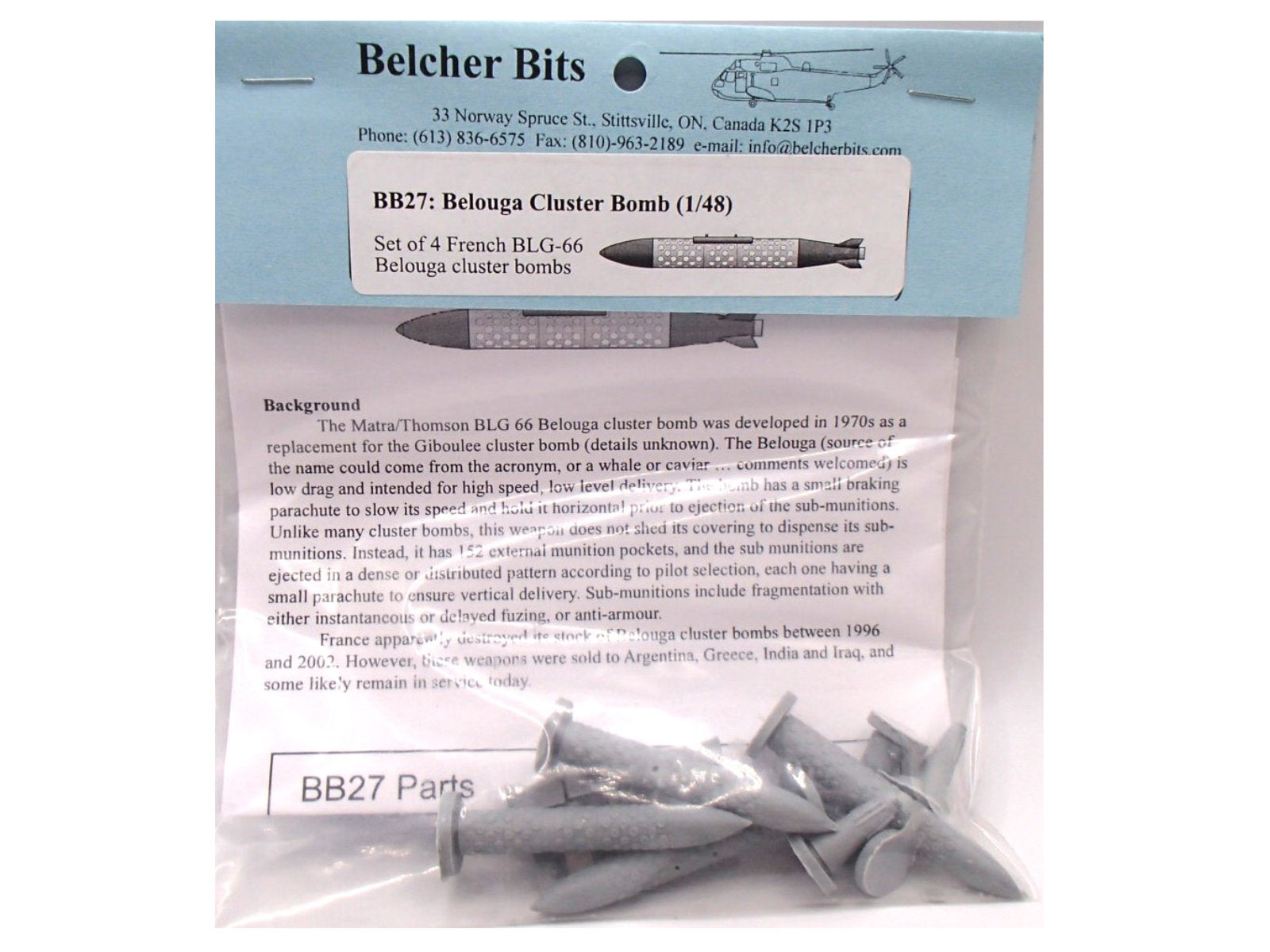 French Belouga Cluster Bombs