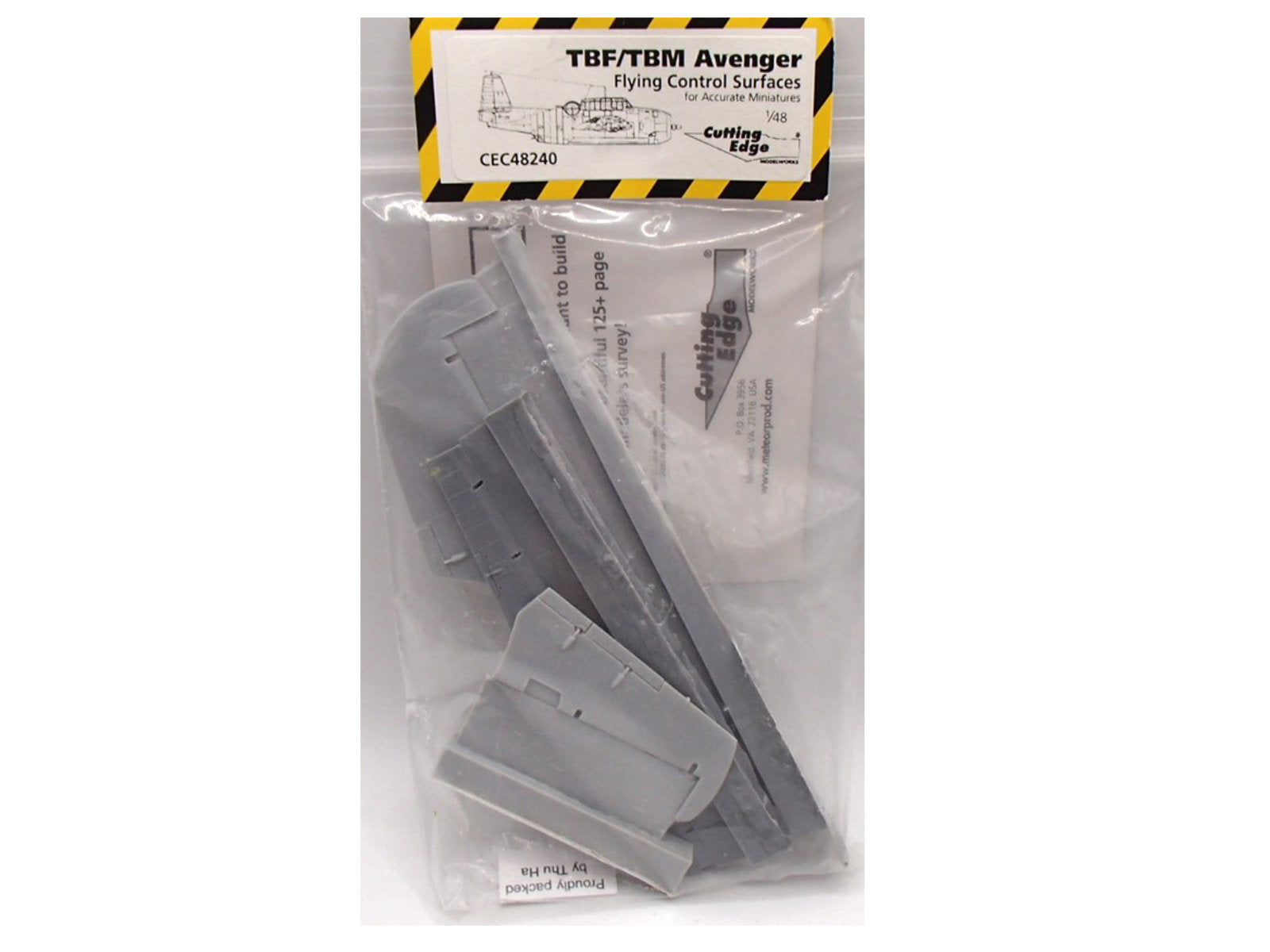 "Detailset - Flying Control Surfaces" Grumman TBF/TBM "Avanger"