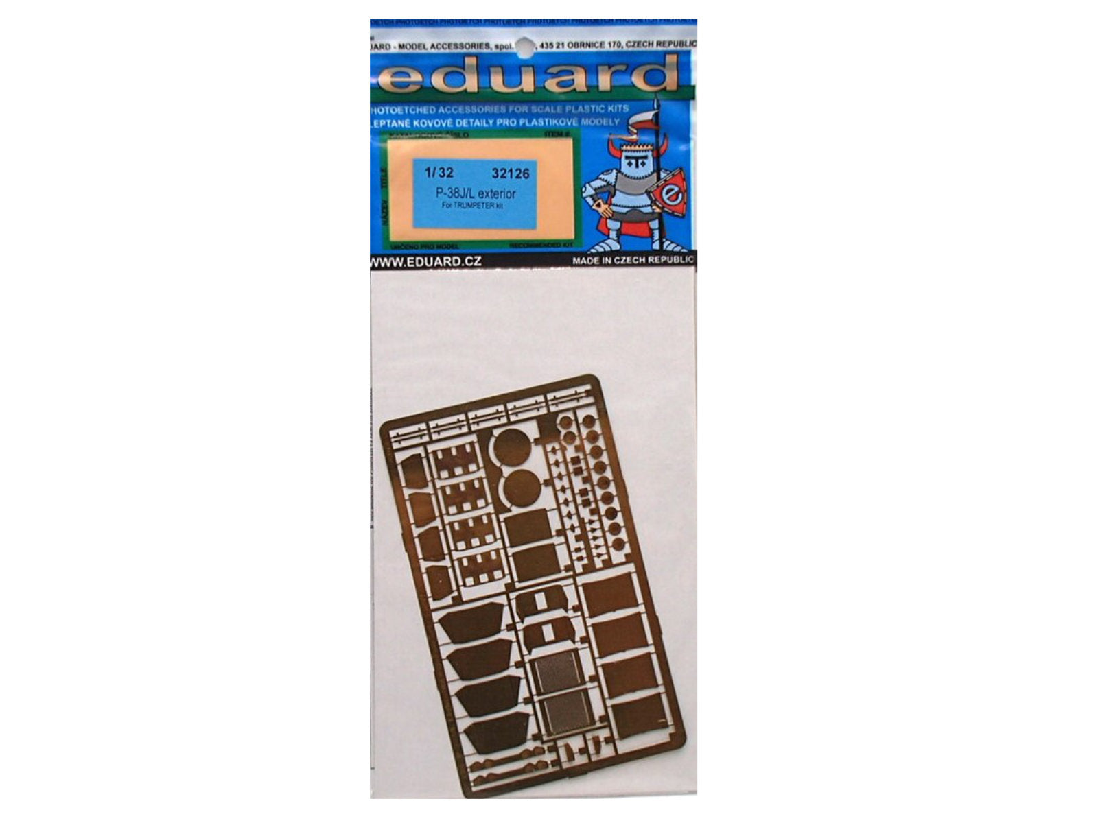 "Detail set" Lockheed P-38 J/L