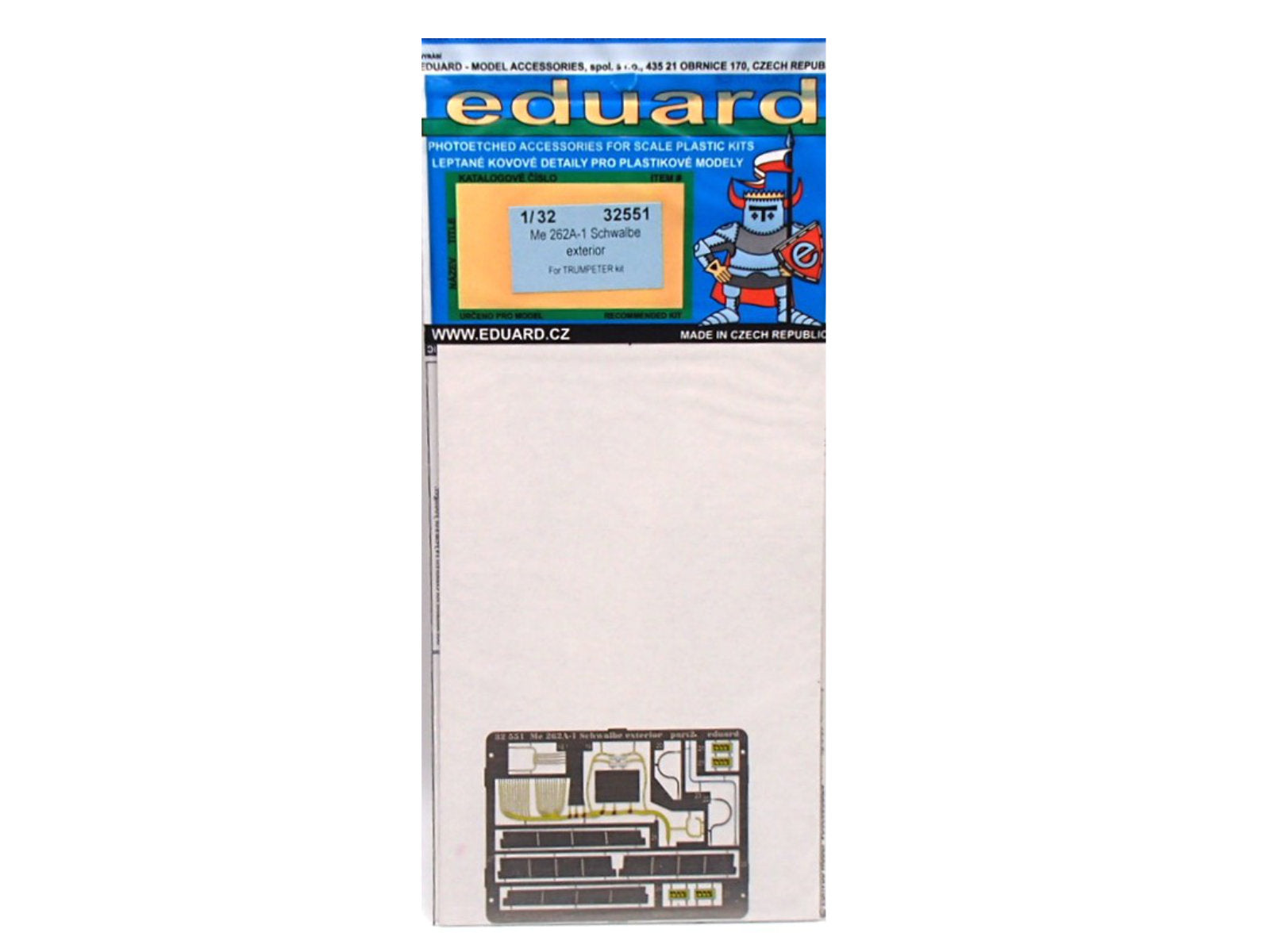 "Detail set" Messerschmitt Me 262 A-1