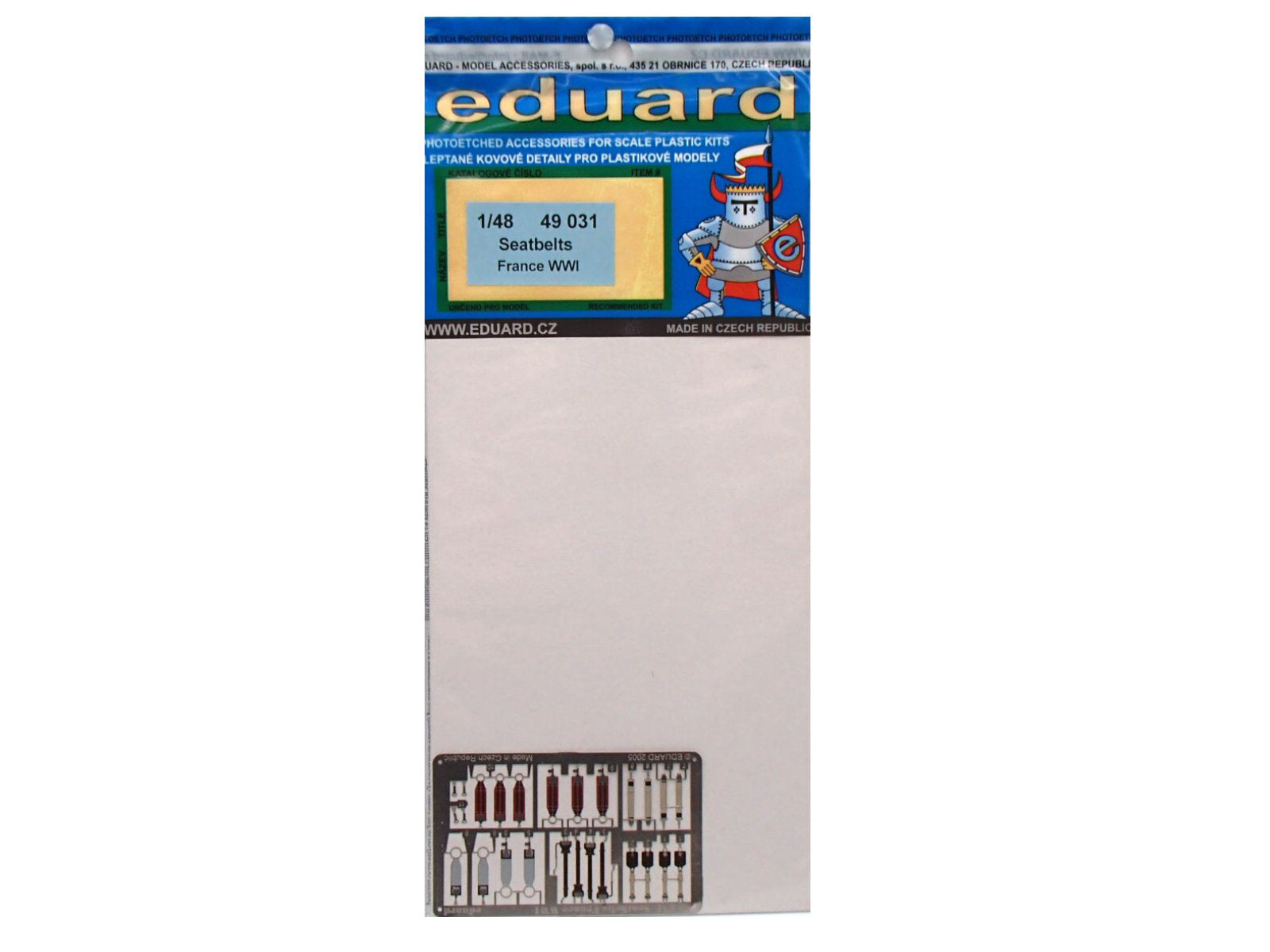 Seatbelts - France WW I