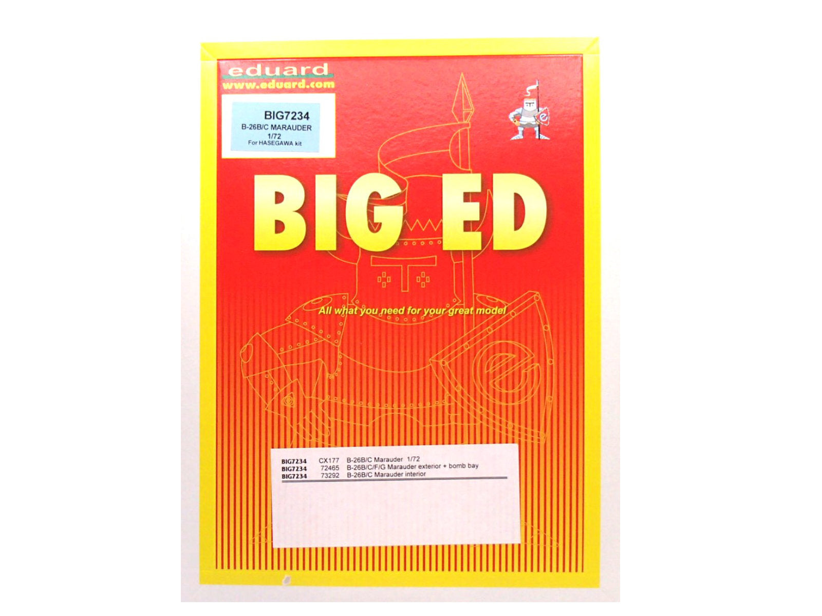 "Detail set" Douglas B-26 B/C "Invaders"