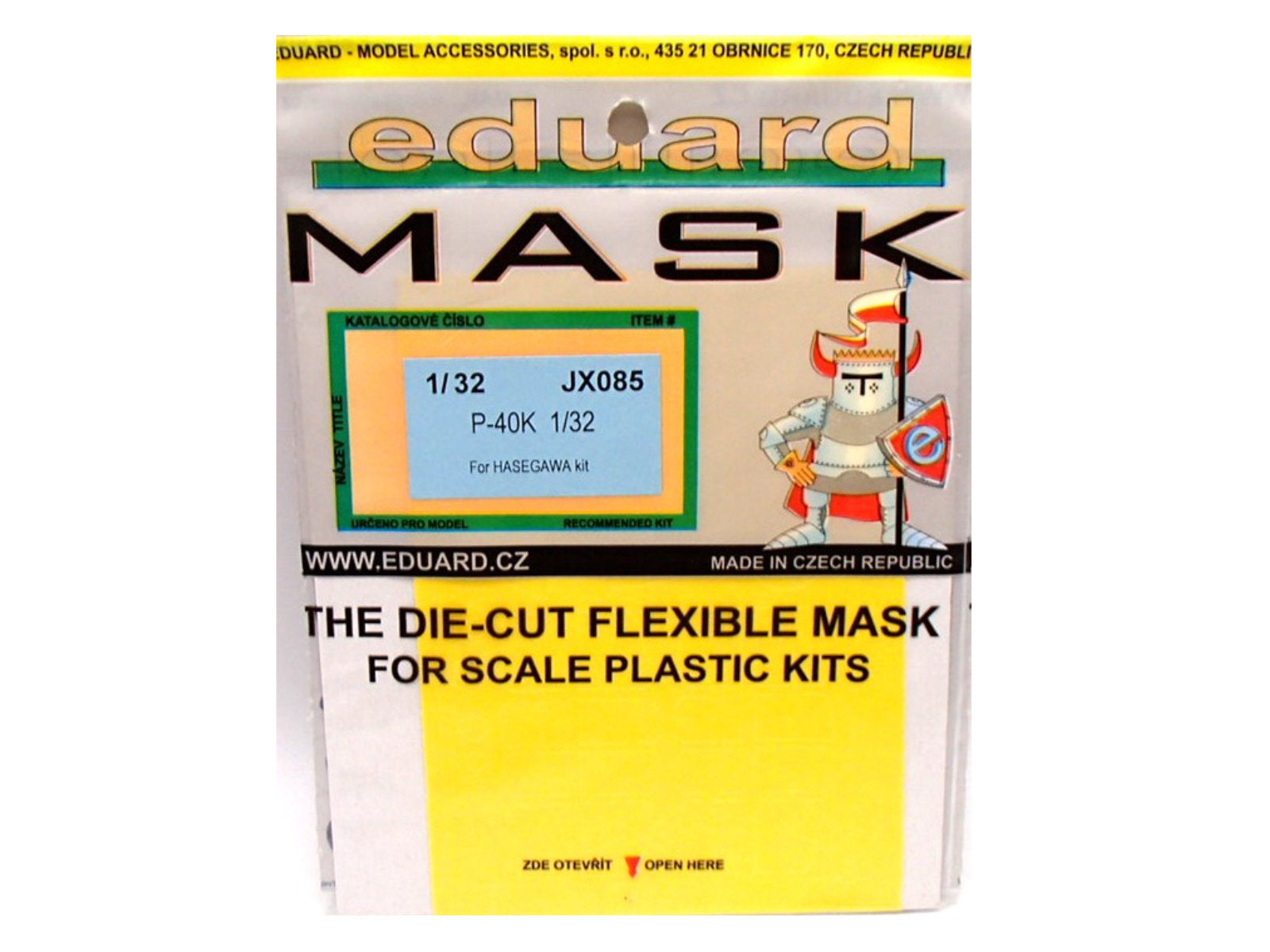 "Spritzschablone" Curtiss-Wright P-40 K "Warhawk"