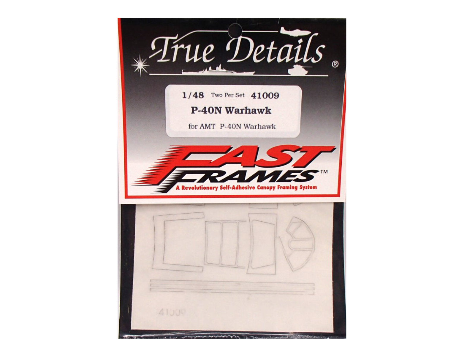 "Rahmen-Cockpitverglasung" Curtiss-Wright P-40 N "Warhawk"