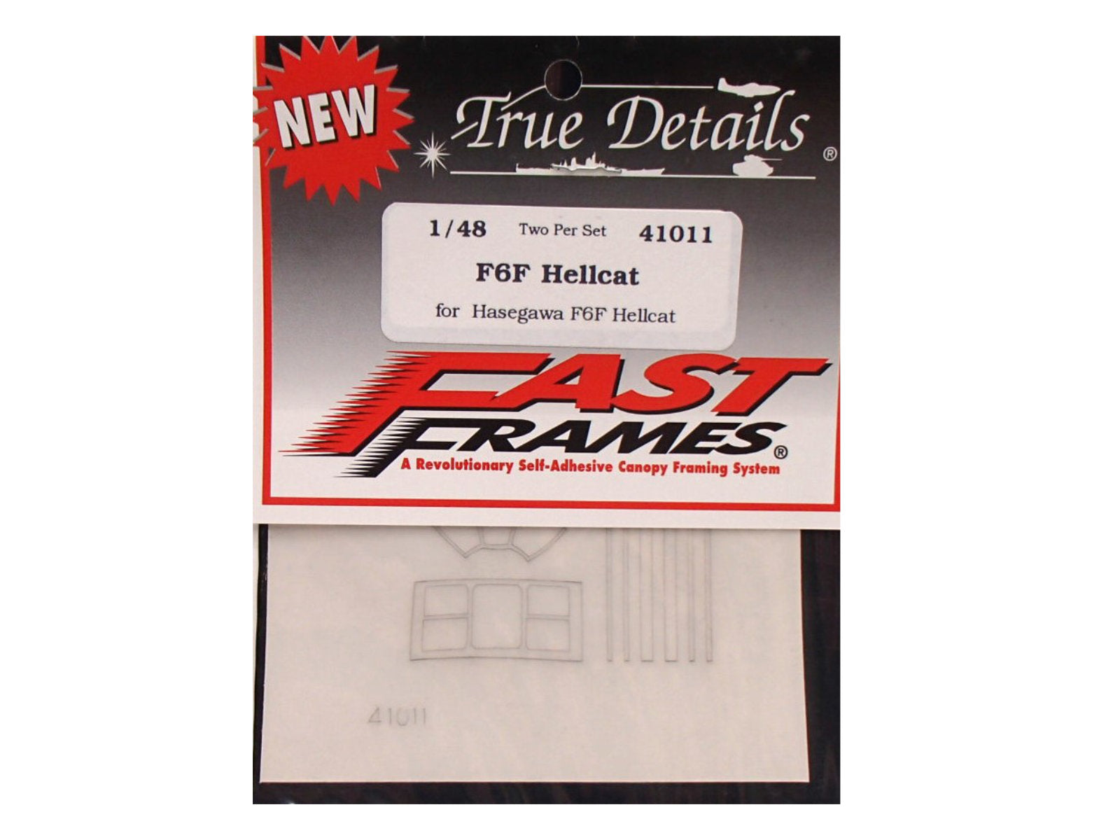 "Rahmen-Cockpitverglasung" Grumman F6F "Hellcat"