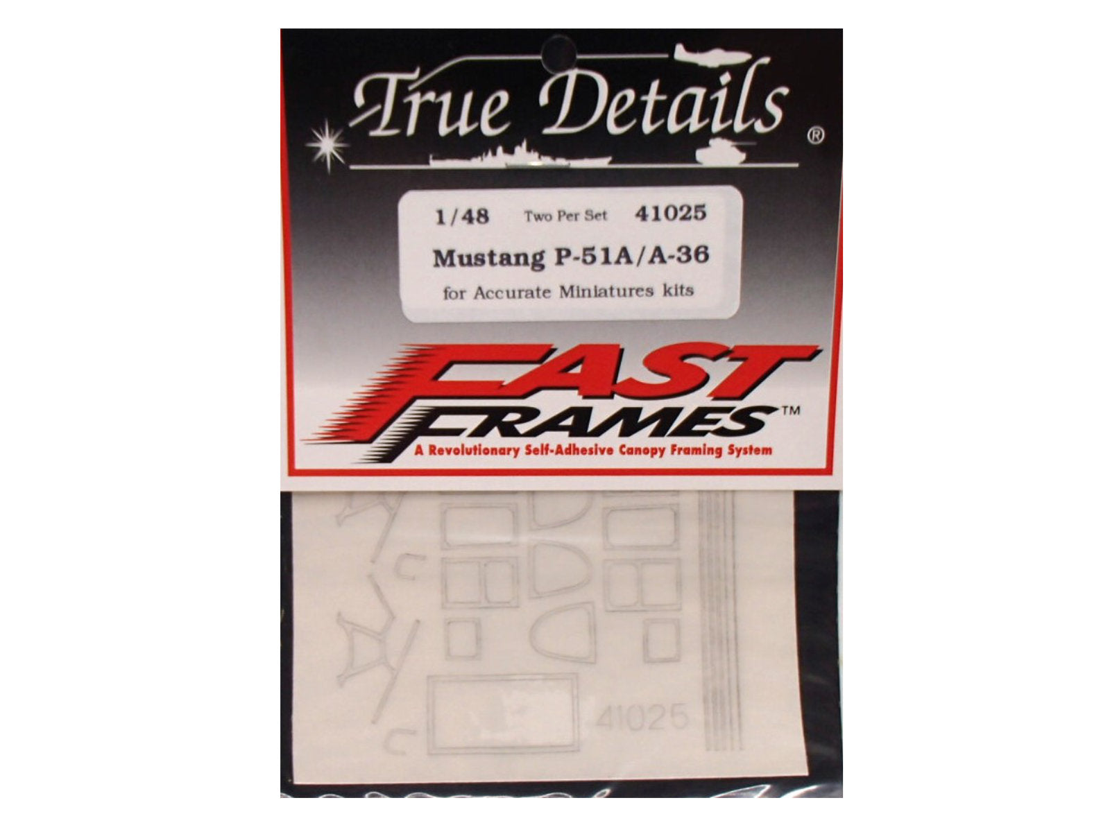 "Frame cockpit glazing" North American P-51 / A-36 "Mustang"