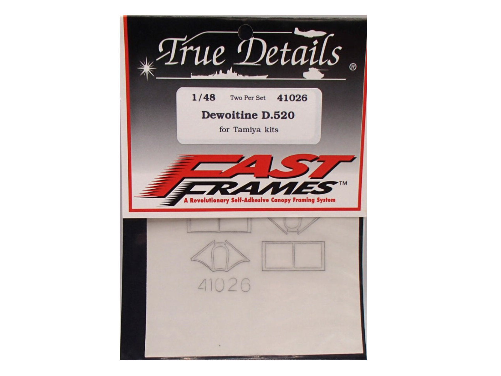 "Rahmen-Cockpitverglasung" Dewoitine D.520