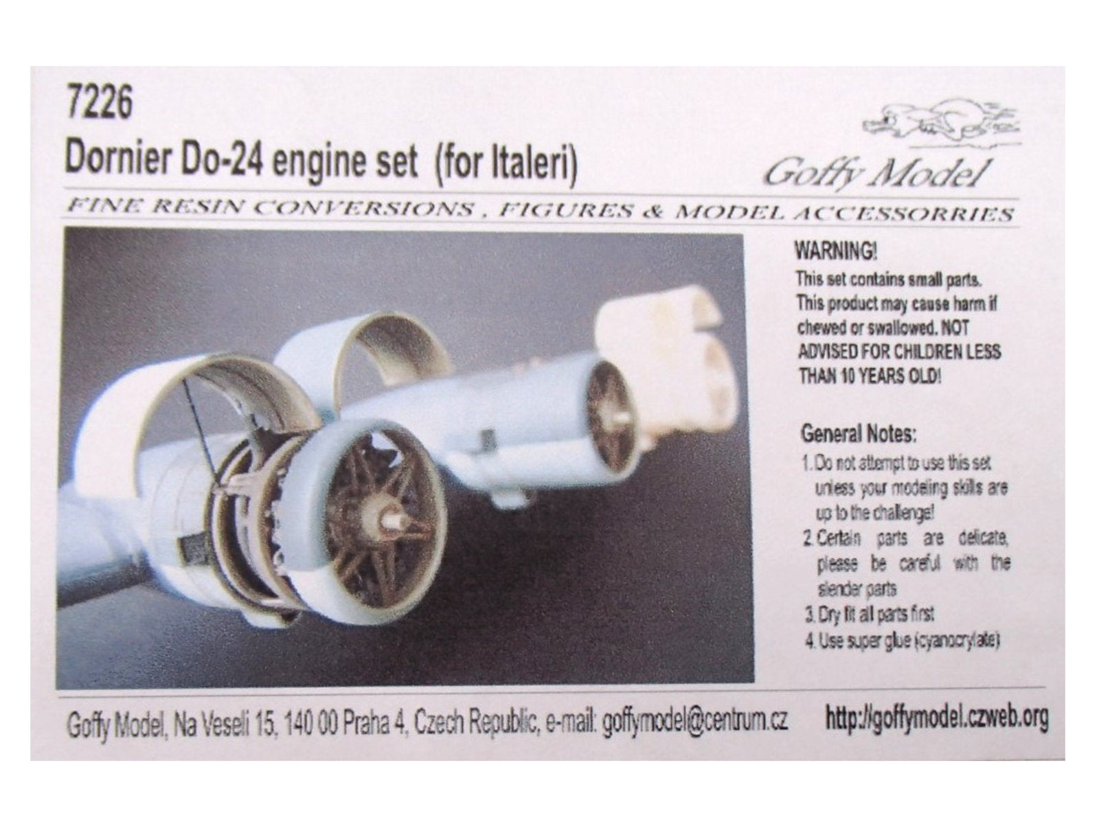 "Detailset - Triebwerke" Dornier Do 24