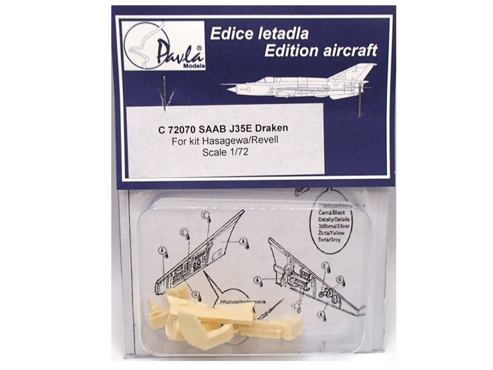 "Detailset" Saab J 35 E "Draken"