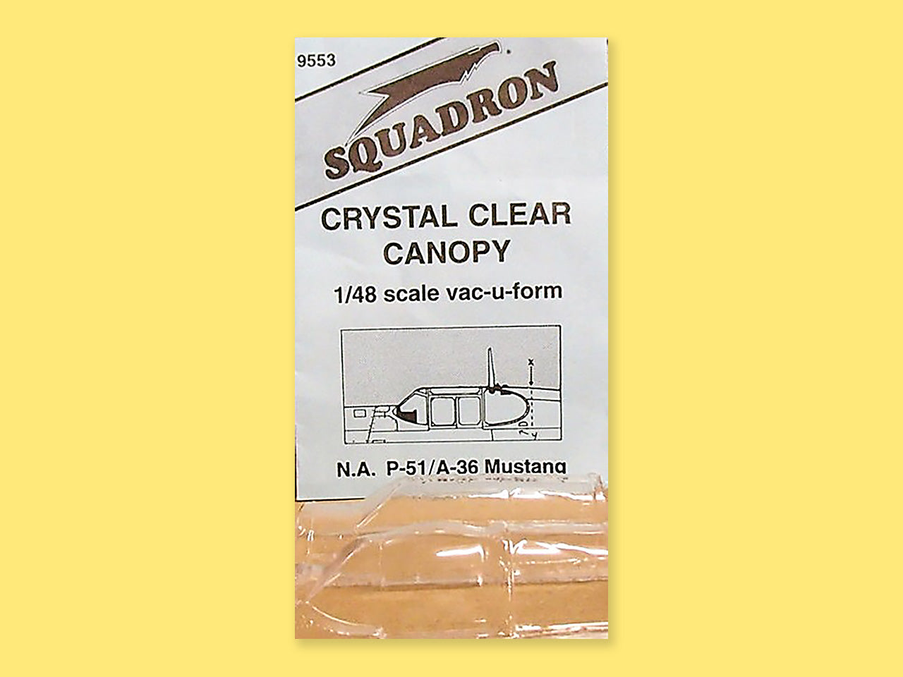 "Cockpit glazing" North American P-51 A / A-36 "Mustang"