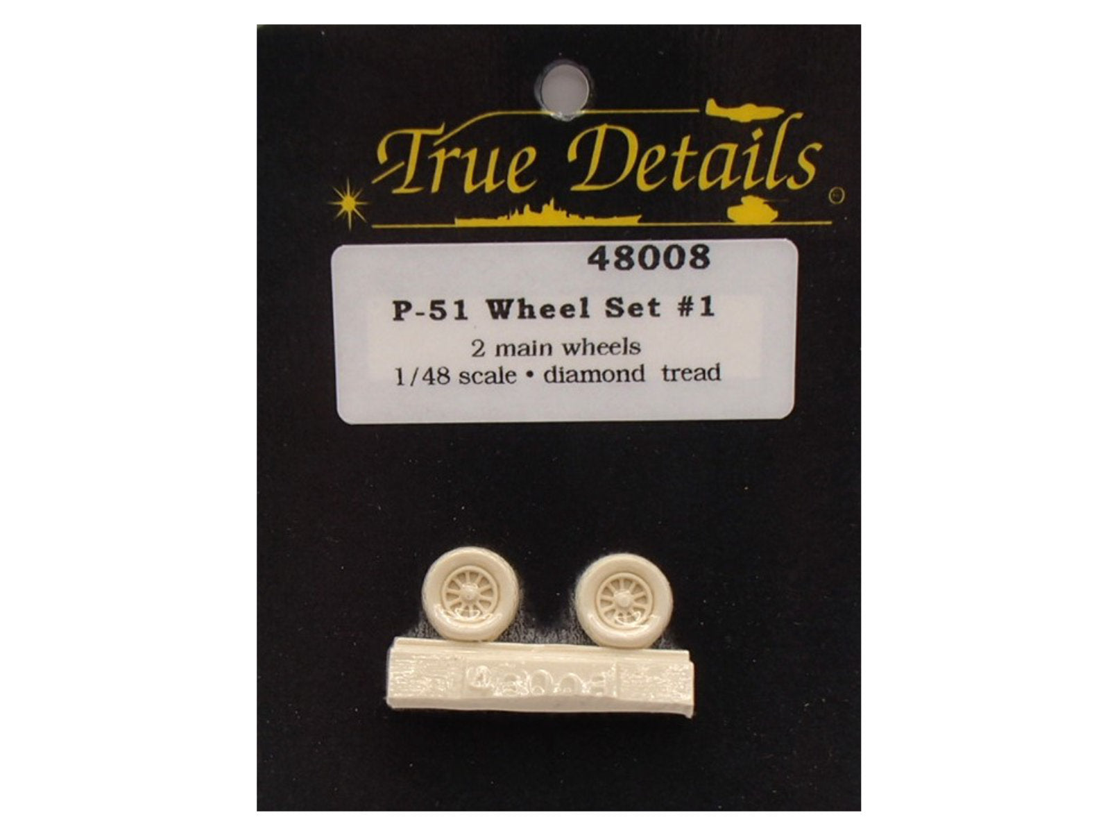 "Tire set" North American P-51 "Mustang"