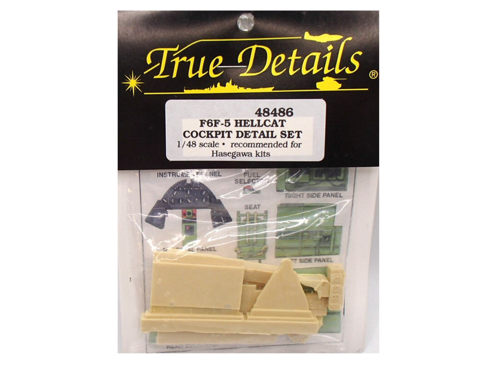 "Detailset-Cockpit" Grumman F6F-5 "Hellcat"