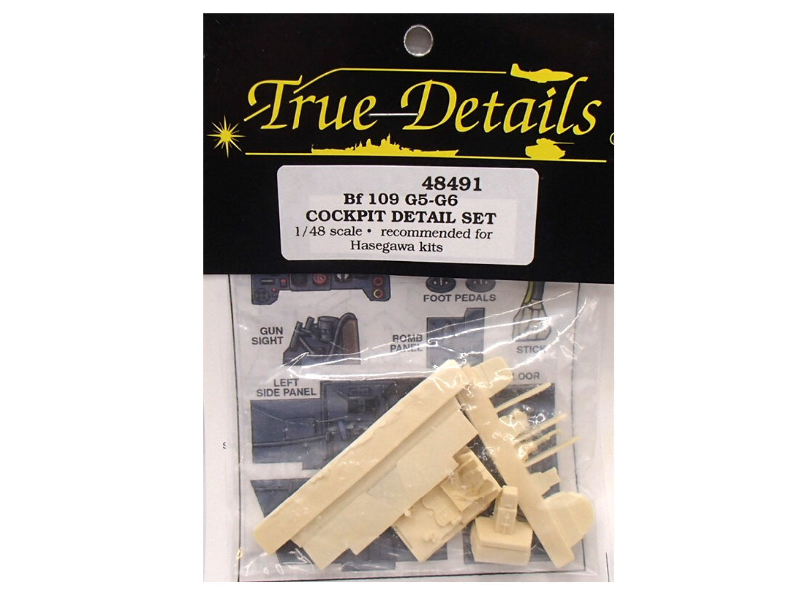 "Detail set - Cockpit" Messerschmitt Me 109 G-5 / -6