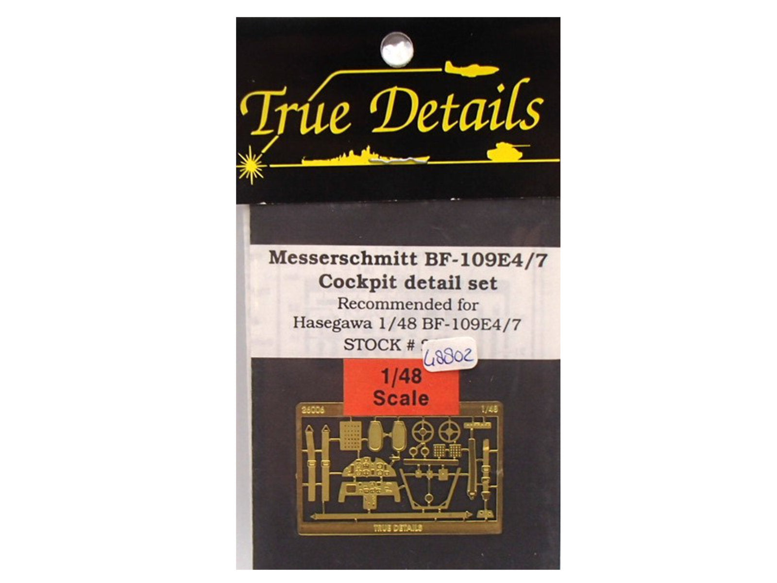 "Detail set - Cockpit" Messerschmitt Me 109 E-4 / -7