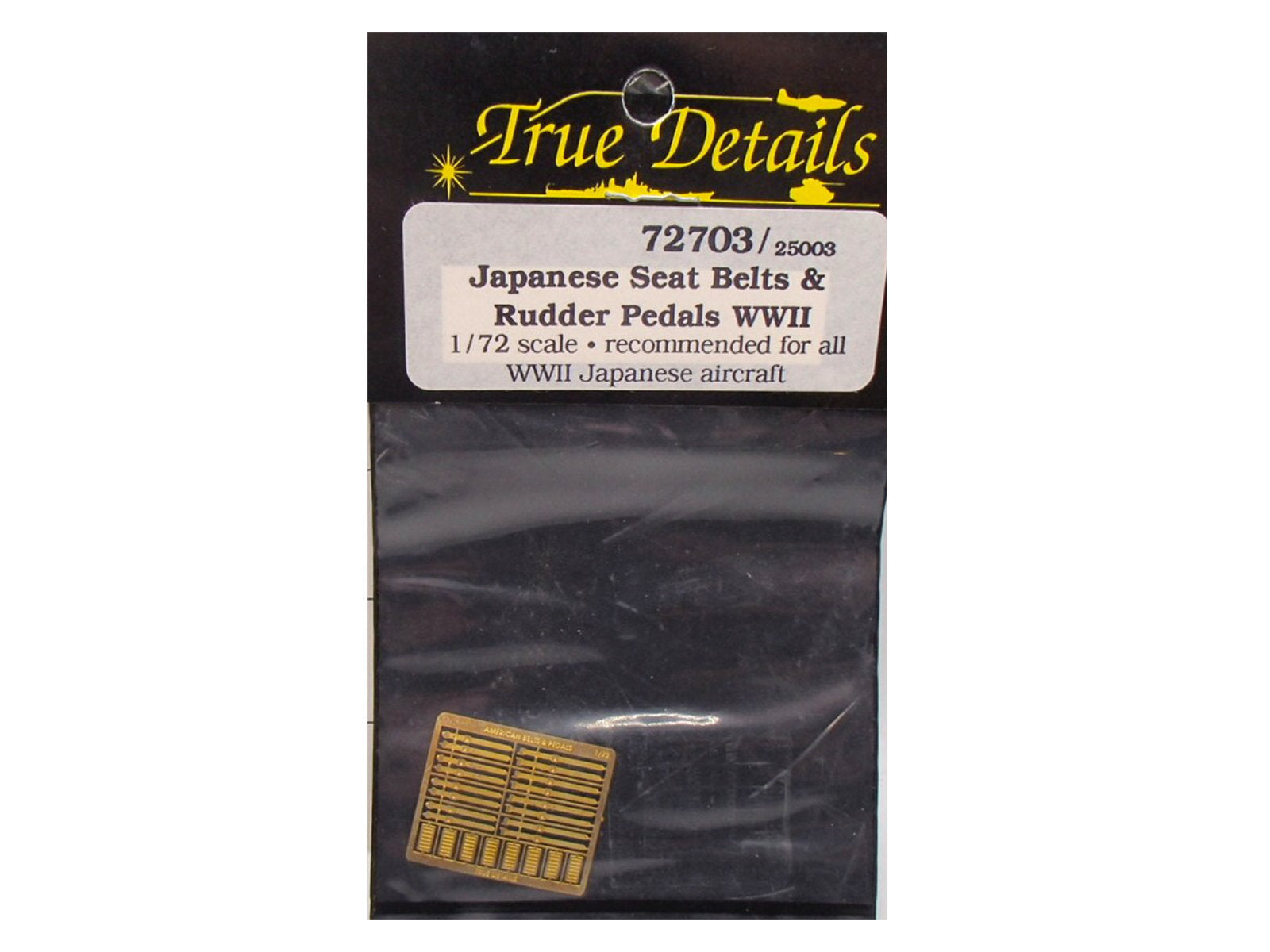 Seatbelts &amp; Pedals - Japan WW II